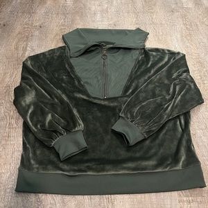 Summersalt Plush Velour Half-Zip Pullover